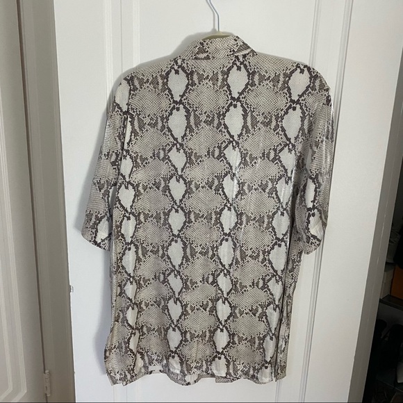 Vintage Snakeskin Button Up - Picture 4 of 5